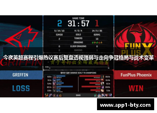 今夜英超赛程引爆热议赛后复盘透视强弱与走向争冠格局与战术变革